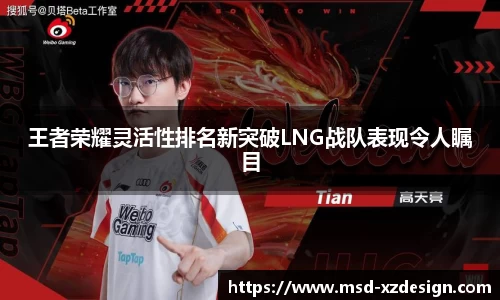 王者荣耀灵活性排名新突破LNG战队表现令人瞩目